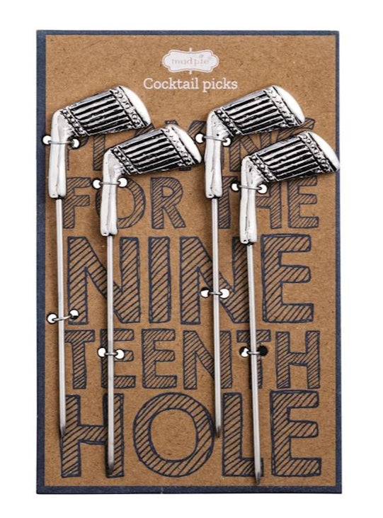 Golf Cocktail Pick Set
