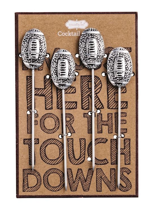 Football Cocktail Pick Set