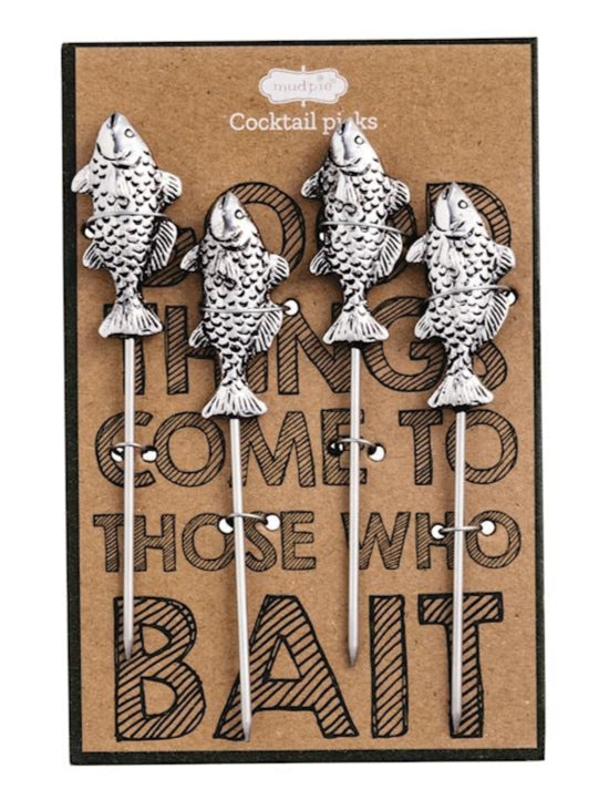Fish Cocktail Pick Set