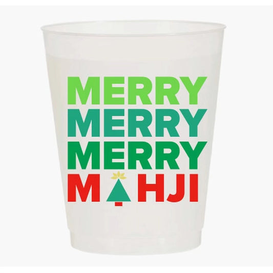 Merry Merry Merry Mahji Mahjong Frost Flex Cups