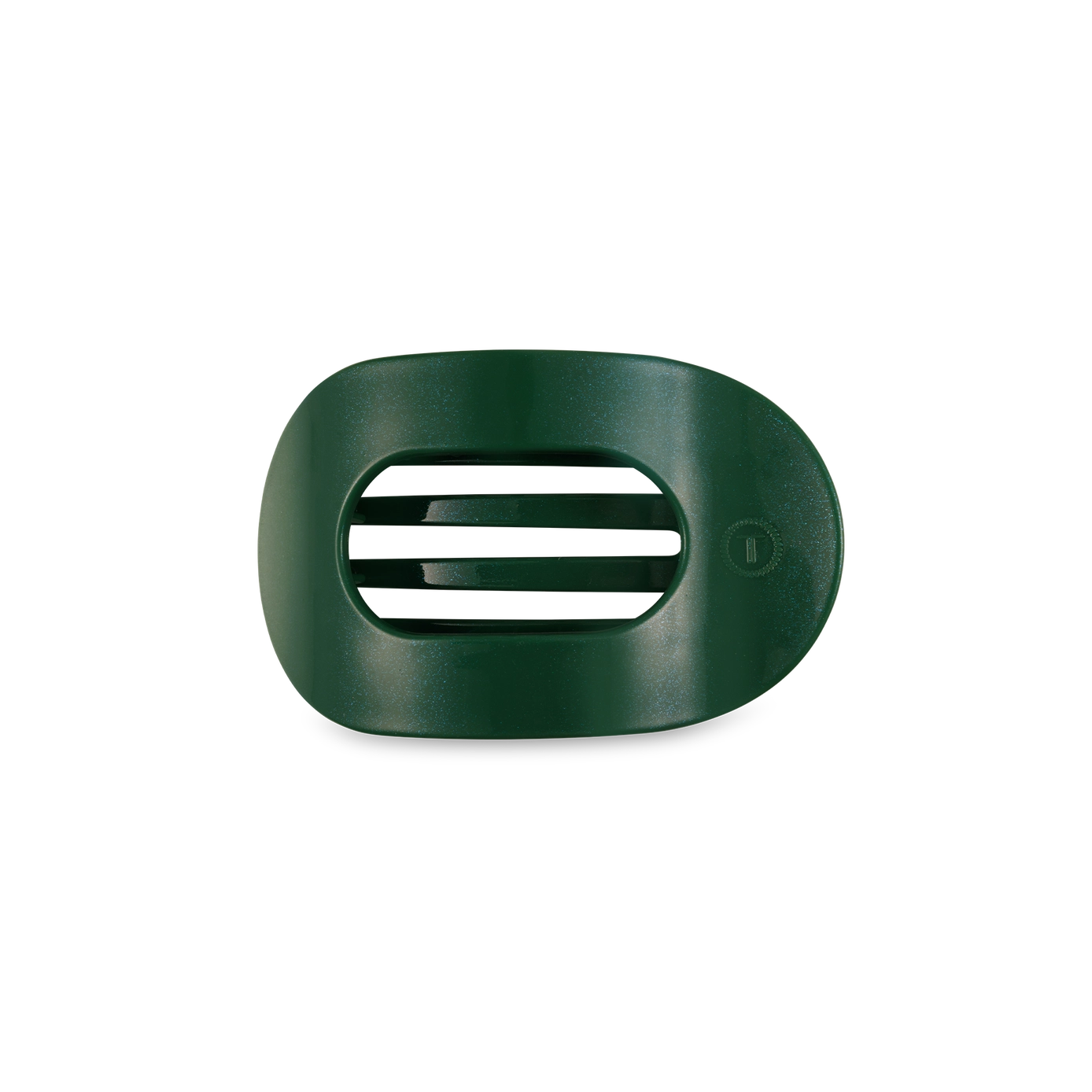 Teleties Mistletoe Flat Round Hair Clip