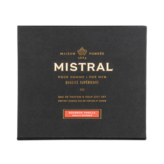 Mistral Bourbon Vanilla Eau de Parfum & Bar Soap Gift Set