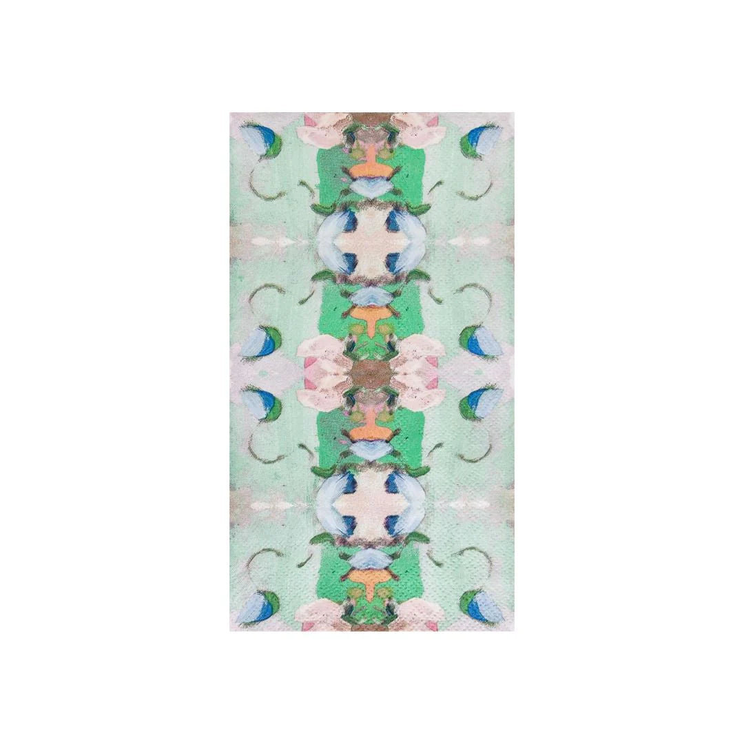 Laura Park Designs Monet's Garden Green Guest Towels
