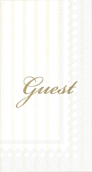 Monogram "Guest" Paper Guest Towels