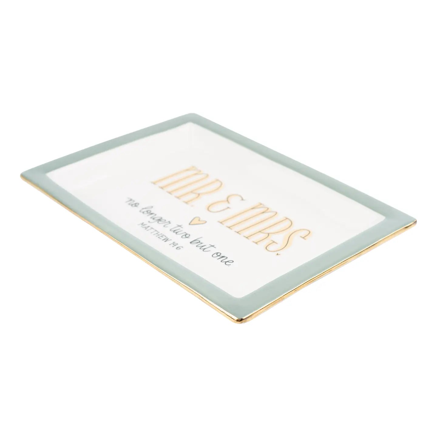 No Longer Two but One Trinket Tray