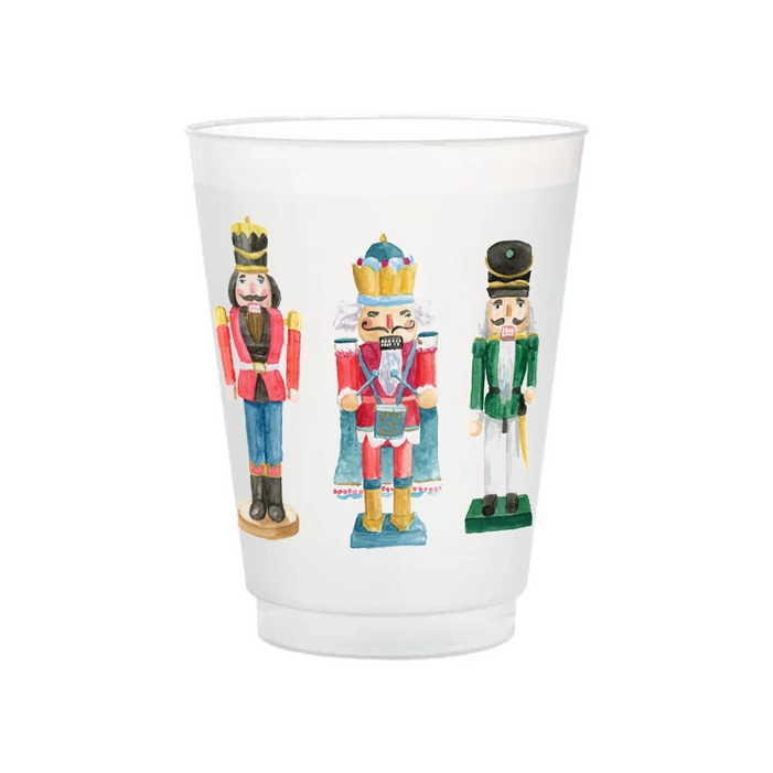 Nutcracker Drummers Frosted Cups