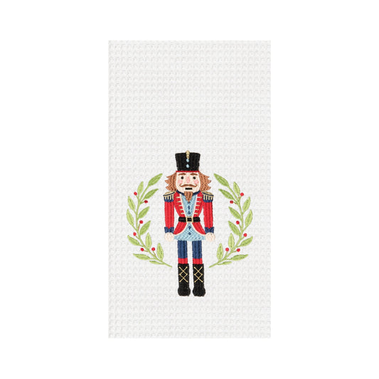 Nutcracker Wreath Kitchen Towel