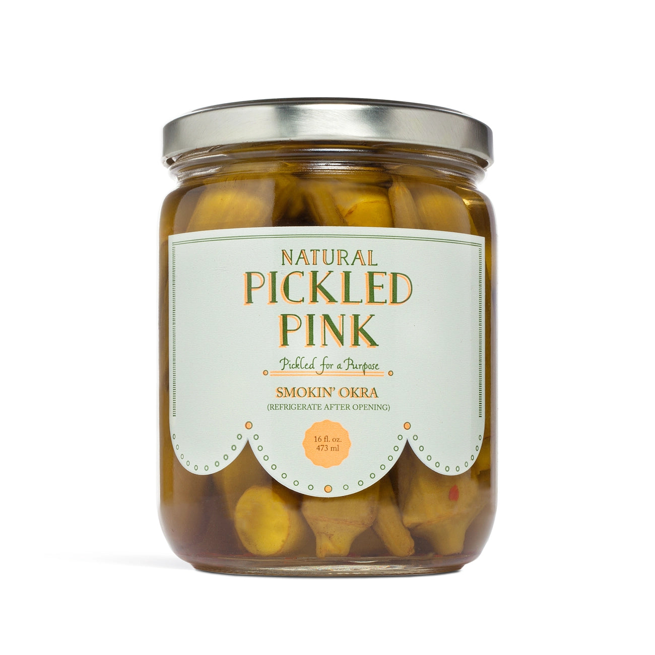 Pickled Pink Foods Smokin’ Okra