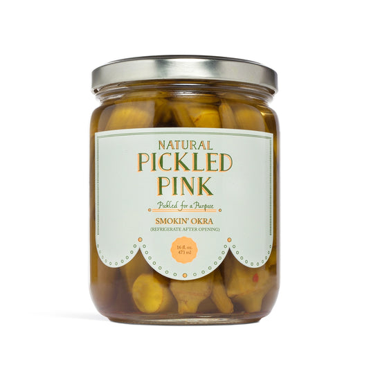 Pickled Pink Foods Smokin’ Okra