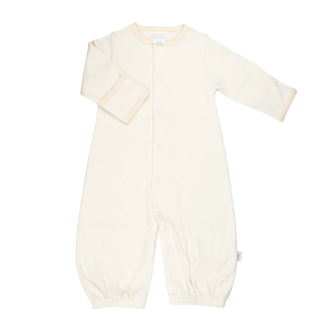 Paty Oatmeal Stripe Converter Gown
