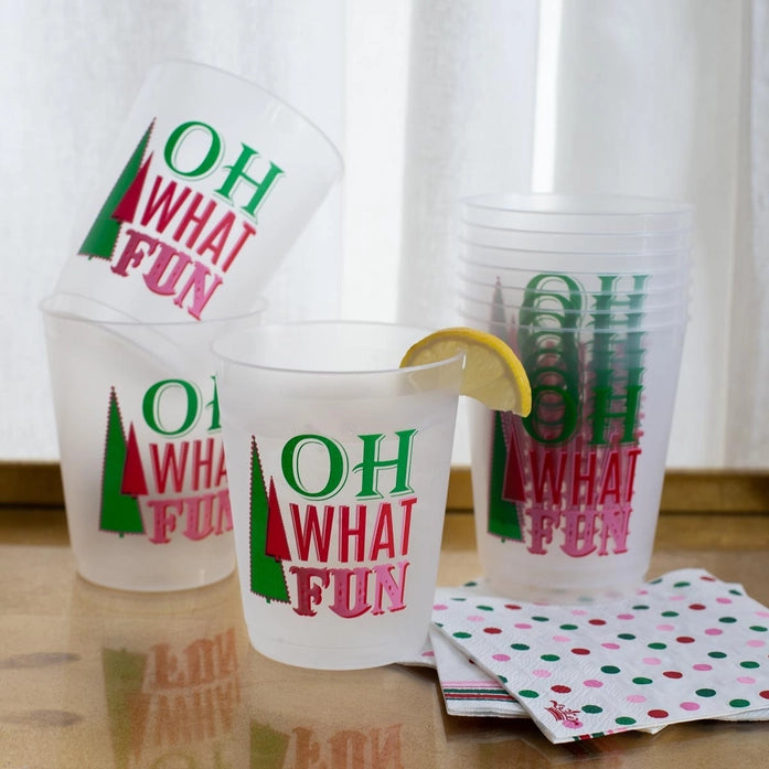 Open Cup Fun Oh What Fun Party Cups – Deep South Home and Gifts