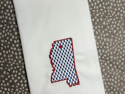 Ole Miss State Huck Towel