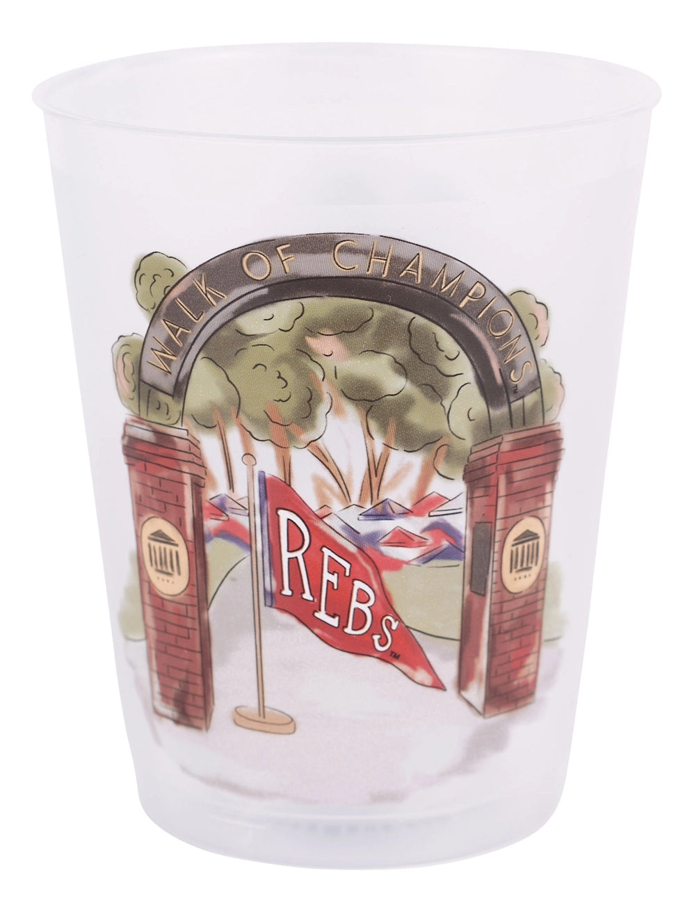 Ole Miss Mascot Frosted Cups