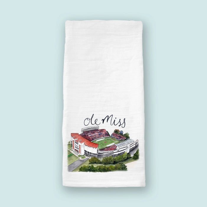 Football Stadium Tea Towel