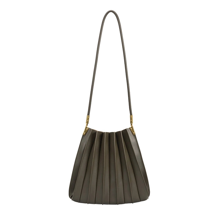 Carrie Pleated Shoulder Bag