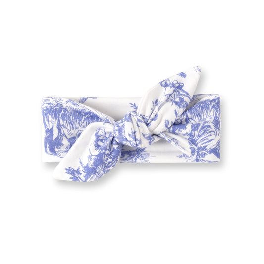 Toile de Jouy Bamboo Baby Headband