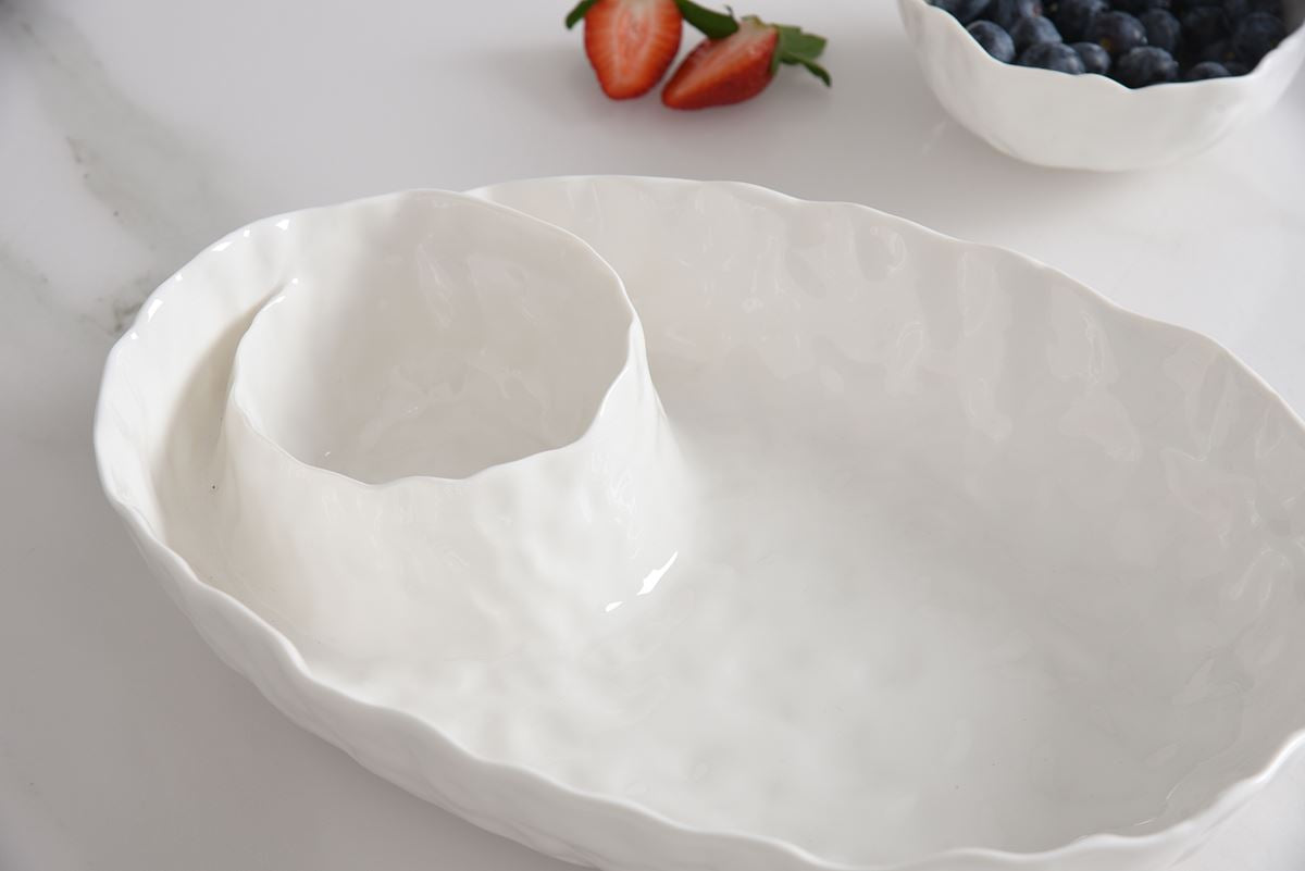Pampa Bay Willow Oval Chip & Dip