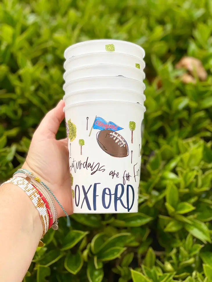 Saturdays Are For Football Reusable Party Cups