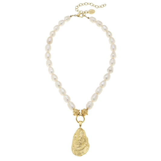 Susan Shaw Oyster Pearl Necklace