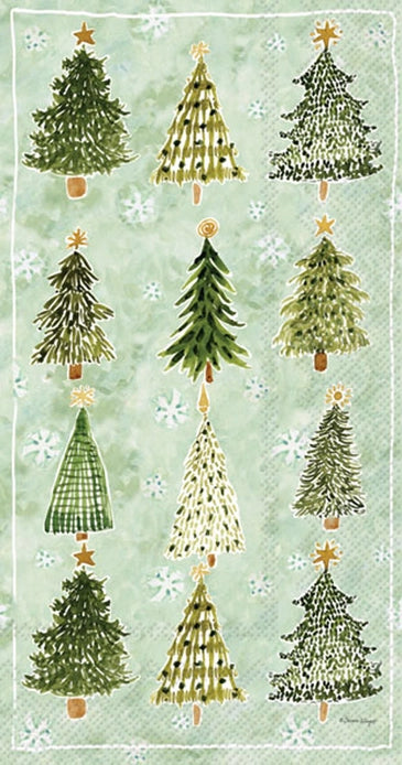 Christmas Tree Paper Guest Towels