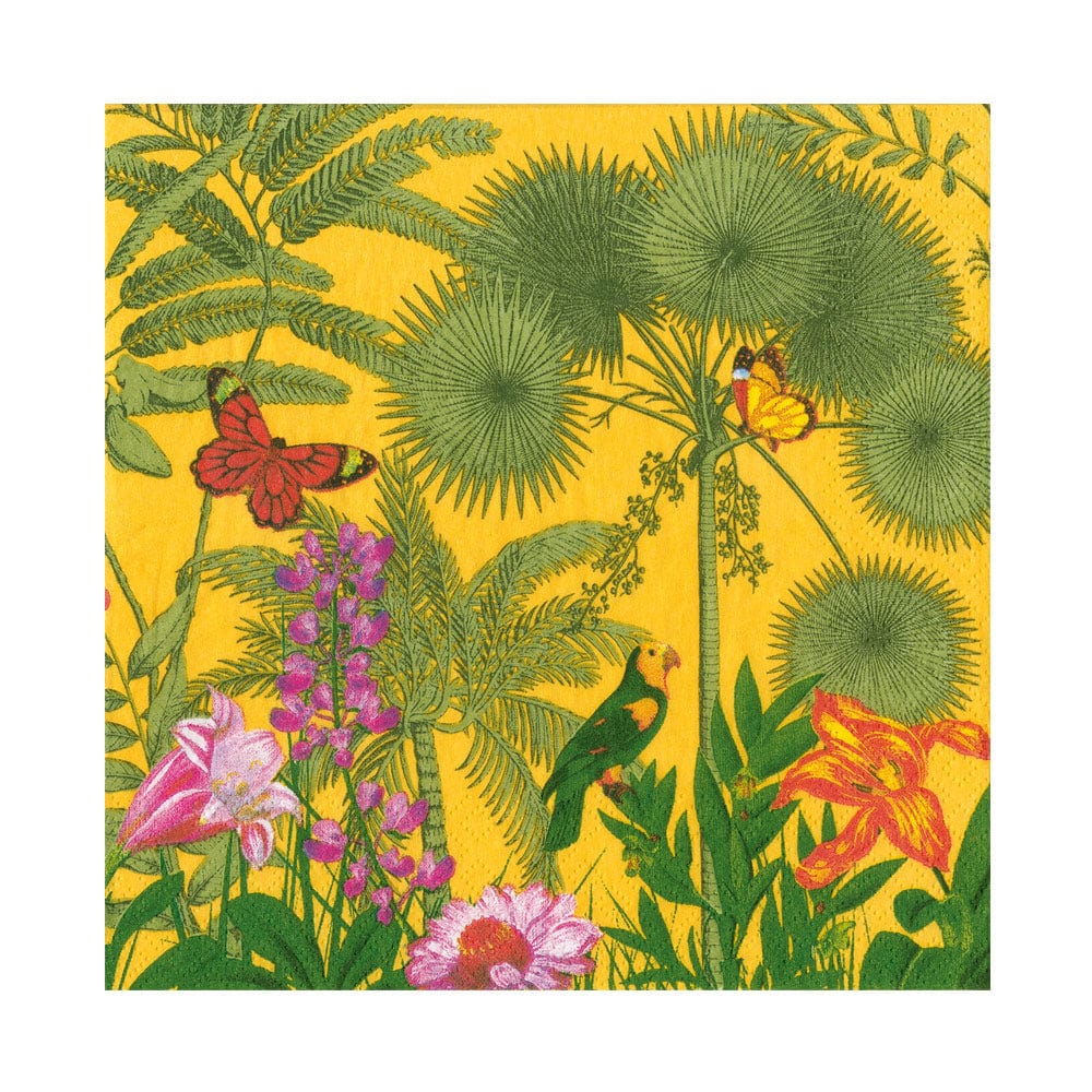 Paradise Garden Canary Luncheon Napkins