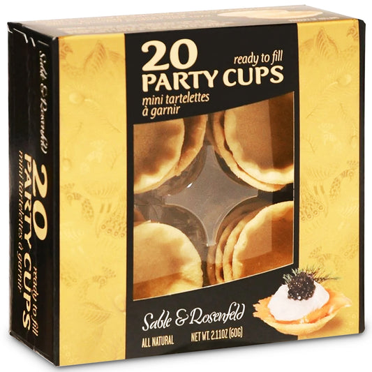 Sable & Rosenfeld Party Cups