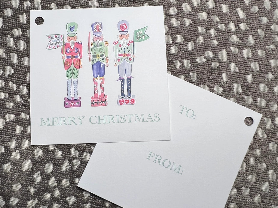 Pastel Nutcracker Gift Tags