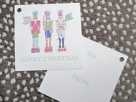 Pastel Nutcracker Gift Tags