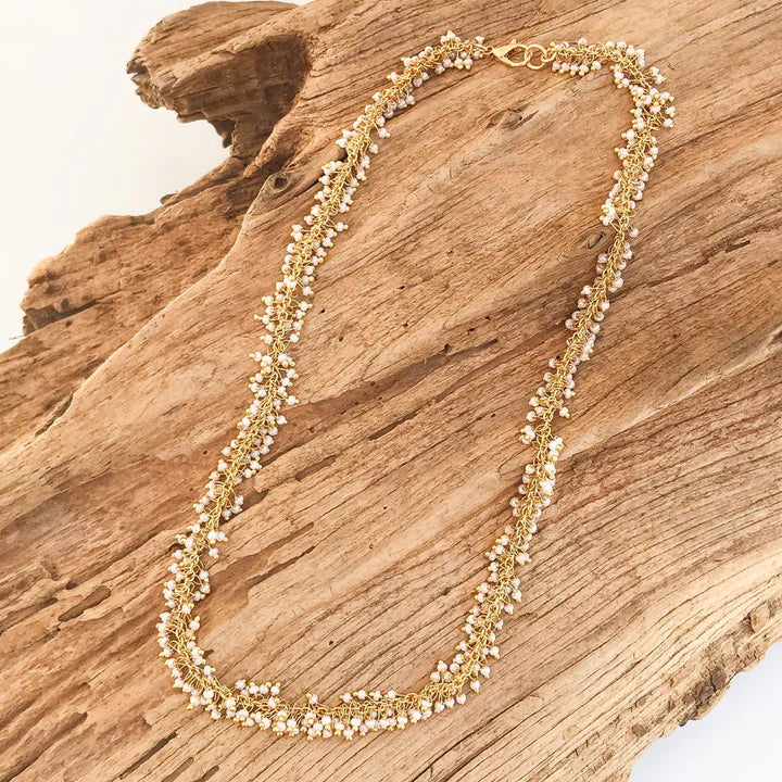 Small Cluster Rosary Necklace