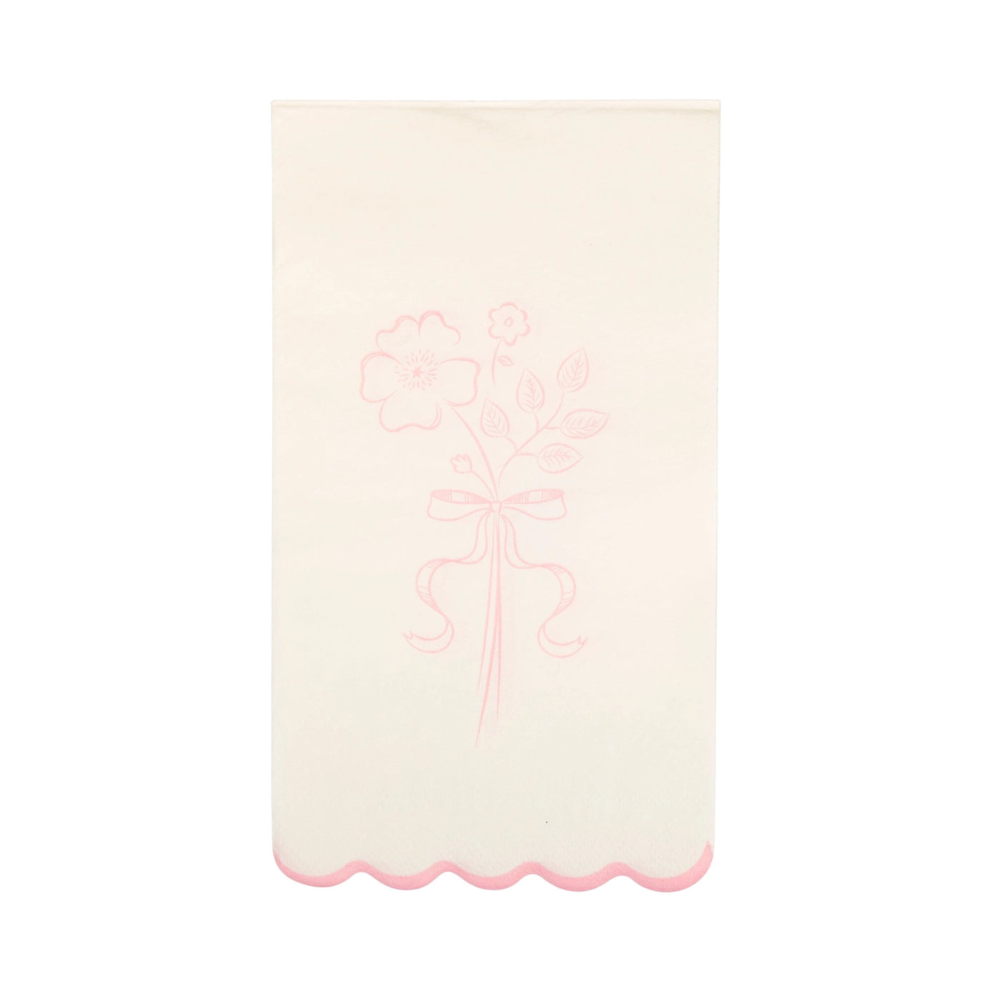 Pembroke Pink Flower Paper Dinner Napkin