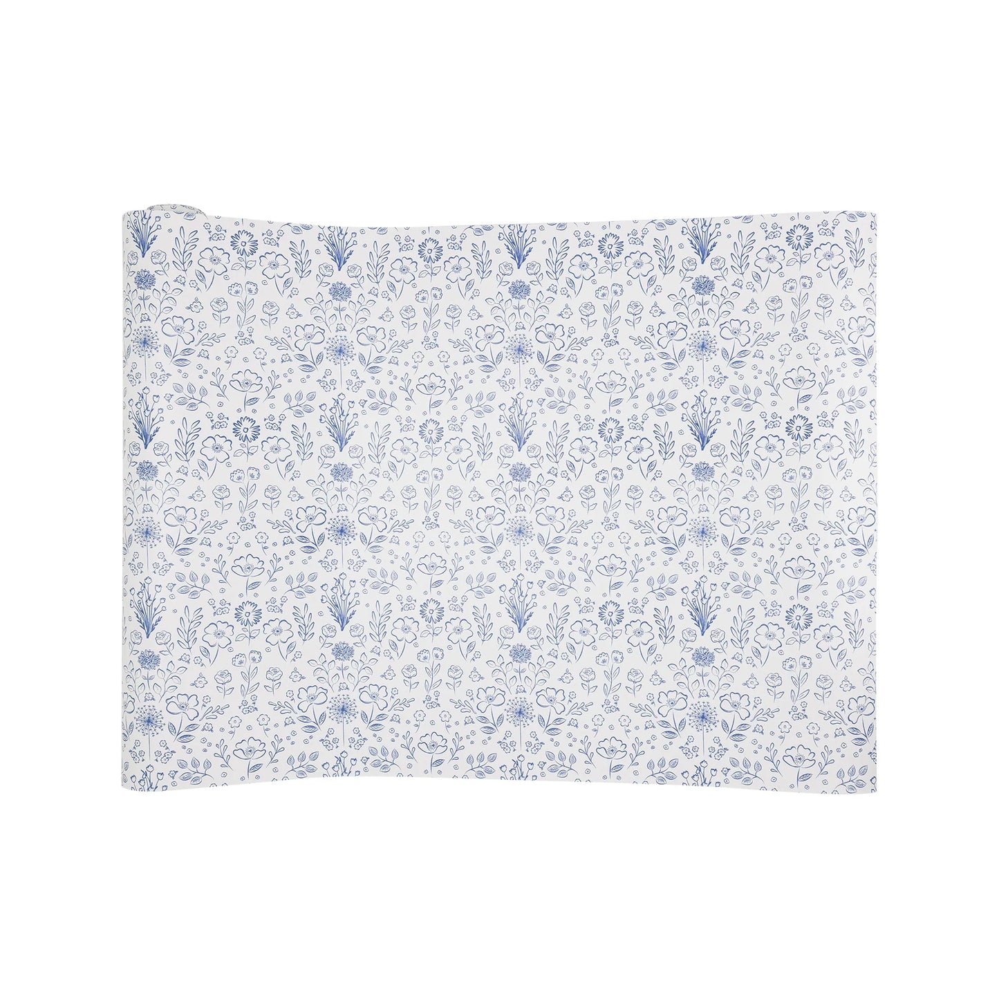 Pembroke Blue Floral Paper Table Runner