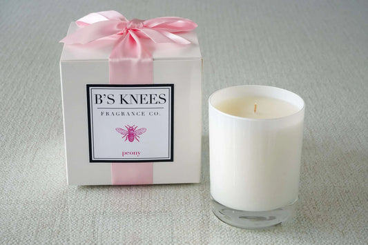 B's Knees Peony 1 Wick Candle