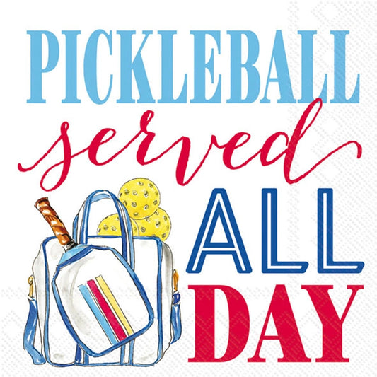 Pickleball Paper Cocktail Napkins