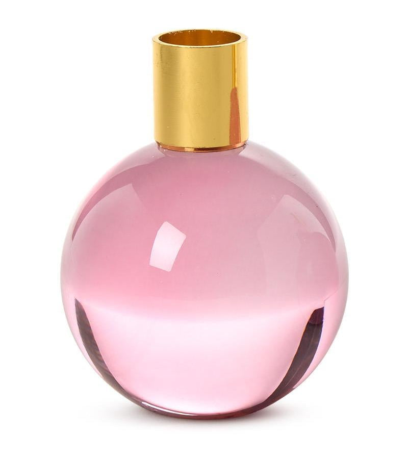 Color Pop Pink Taper Candlestick Candleholder