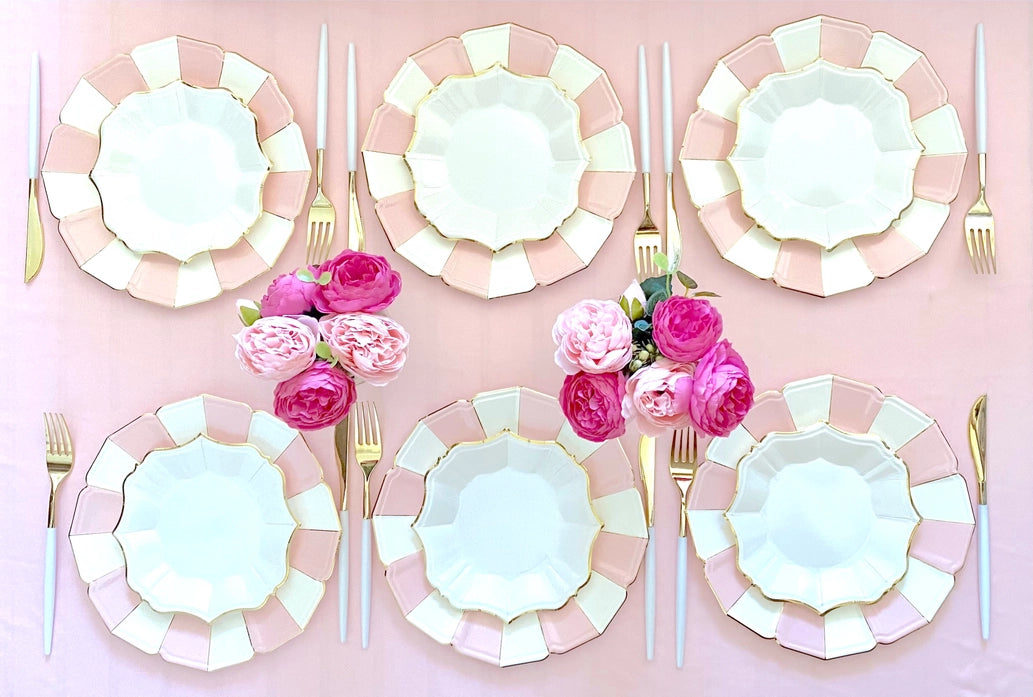 Pink Candy Dinner Plates