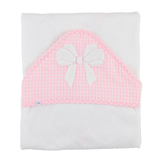 Pink Bow Hooded Towel