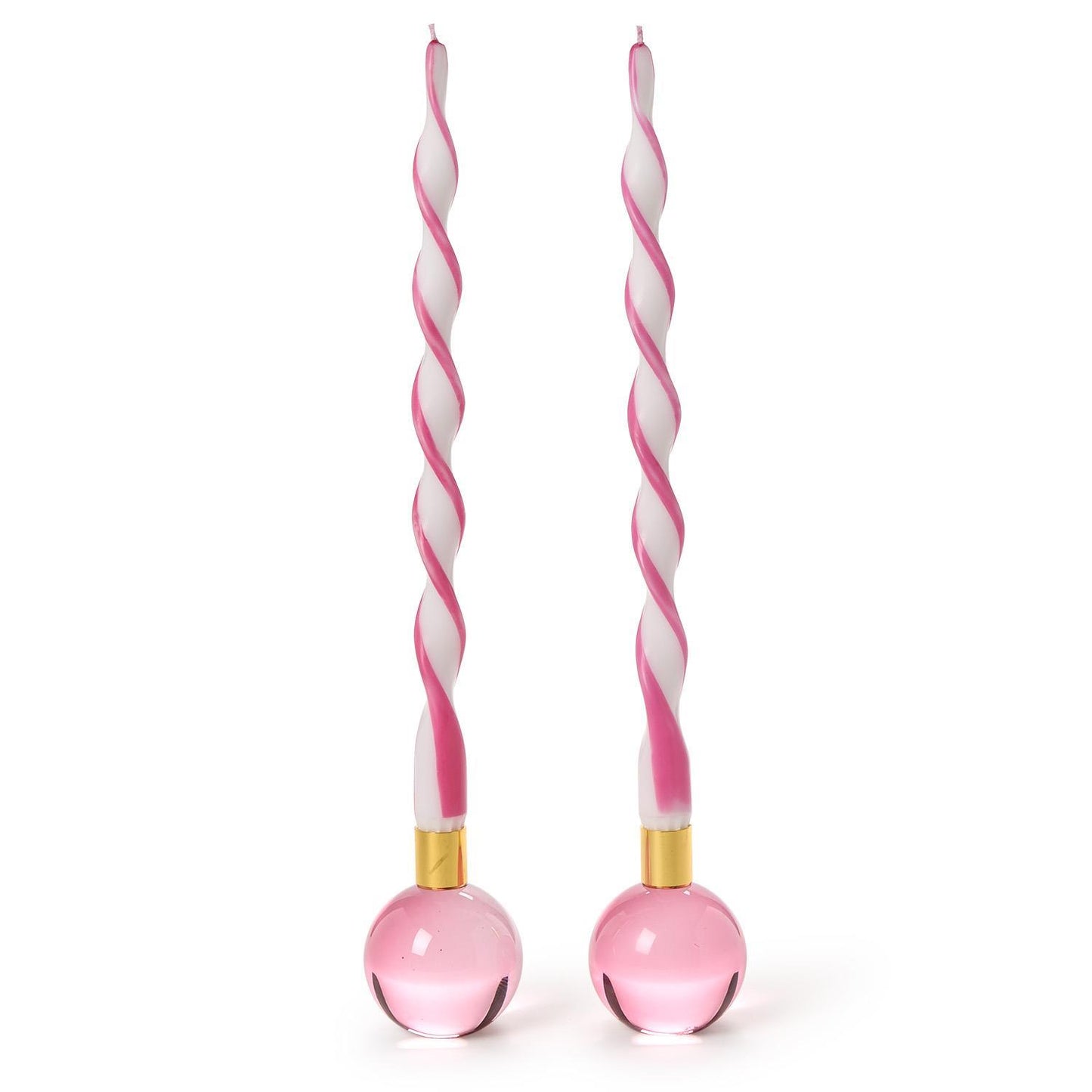 Color Pop Pink Taper Candlestick Candleholder