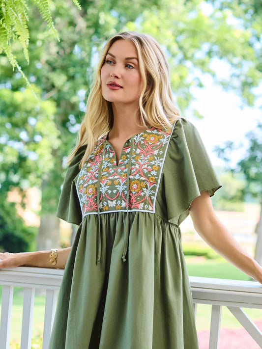 Piper Embroidered Dress