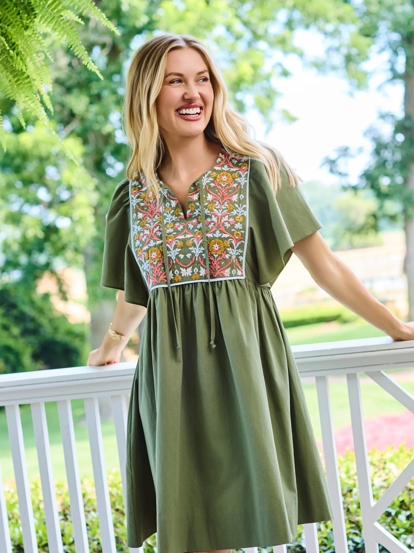 Piper Embroidered Dress