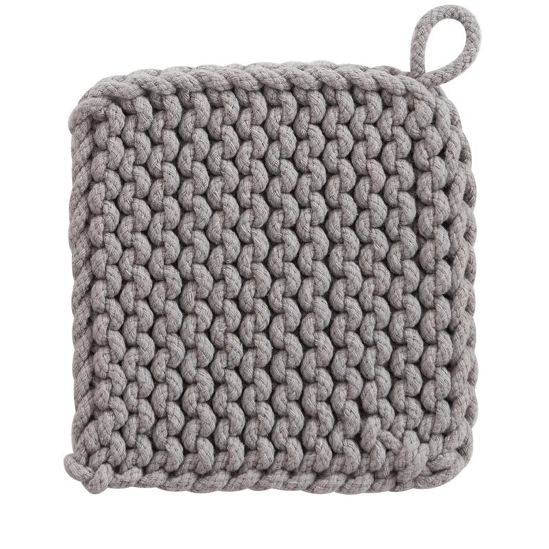 Square Cotton Knit Pot Holder