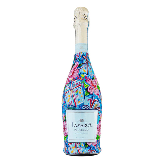 Beau Bottles Prosecco Wrap – Preppy Happy Birthday Brushed Presents