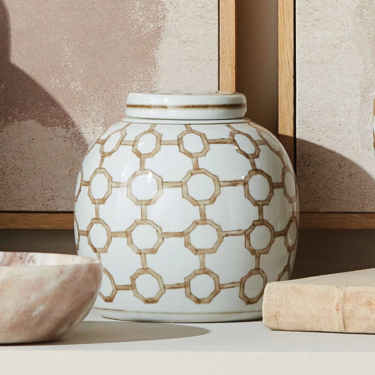 Province Link Lidded Jar