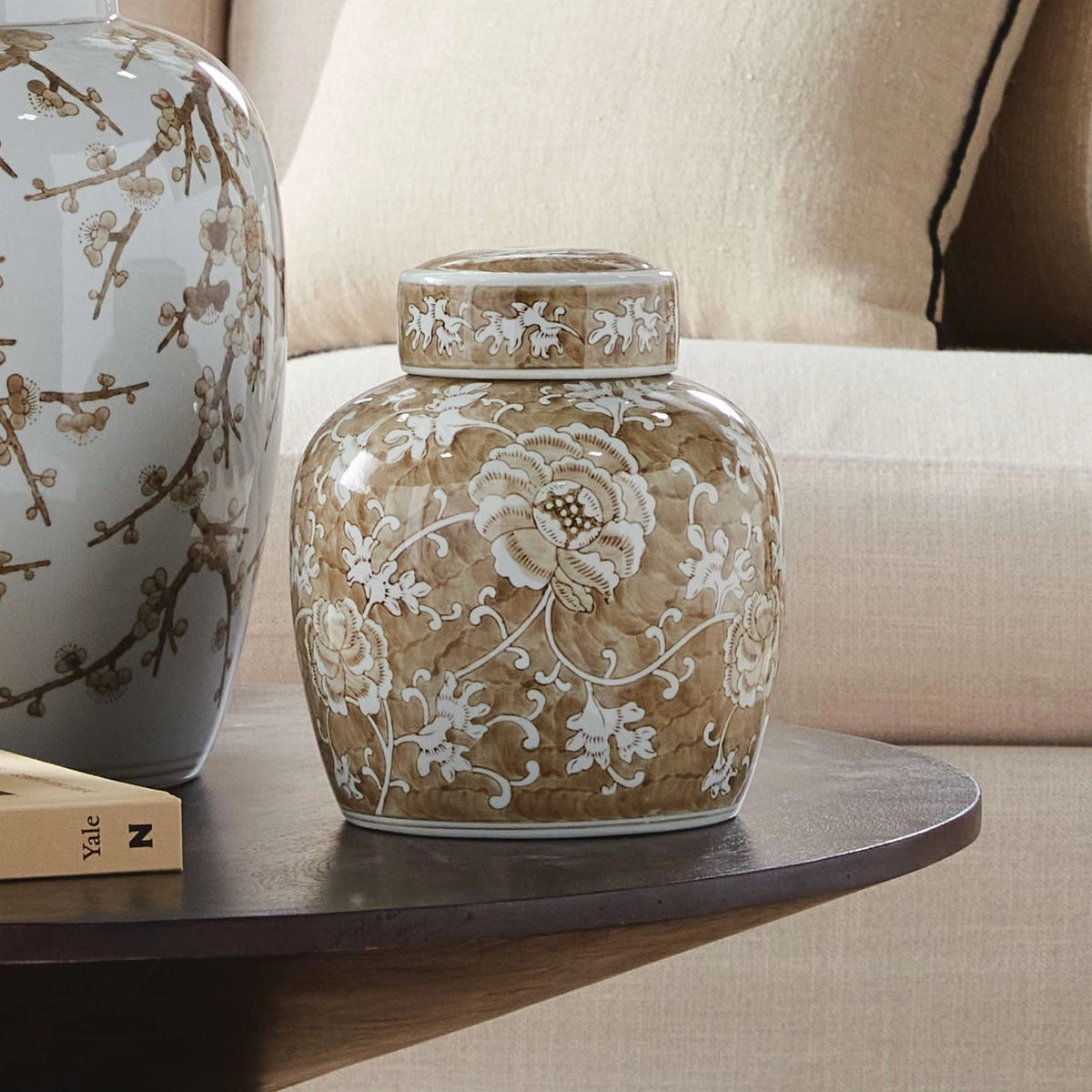 Province Lotus Lidded Jar