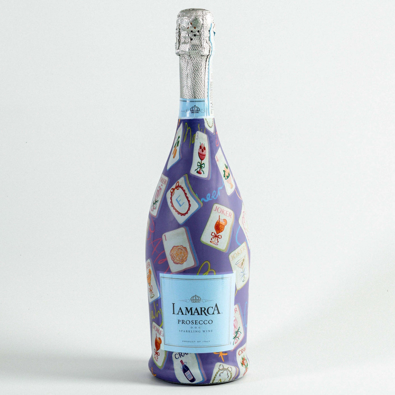 Beau Bottles Prosecco Wrap – Purple Mahjong