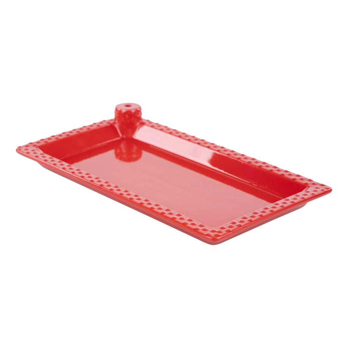 Red Rectangular Platter - Thumbnail 2