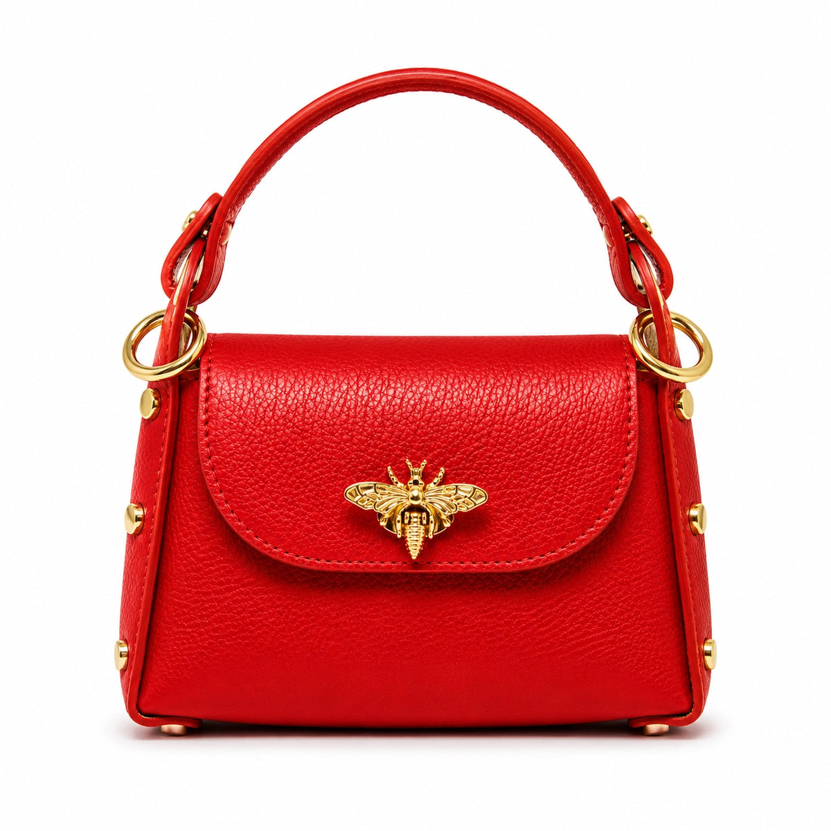 Genuine Italian Leather Bumblebee Mini Bag