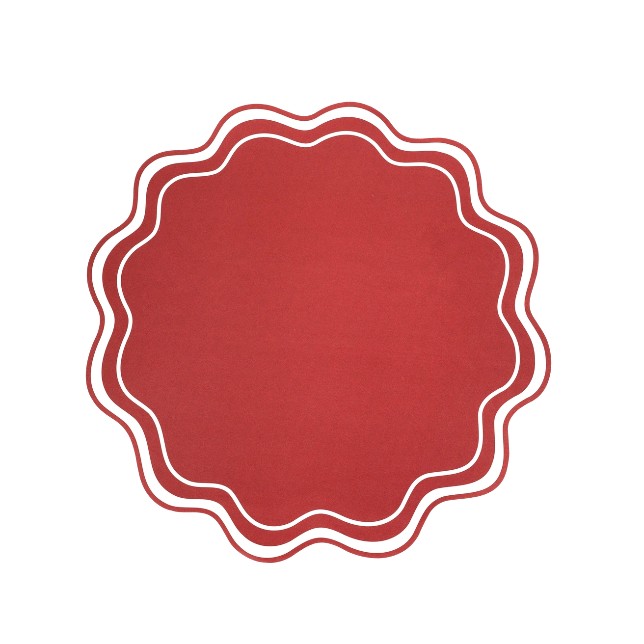 Wavy Scallop Paper Placemats