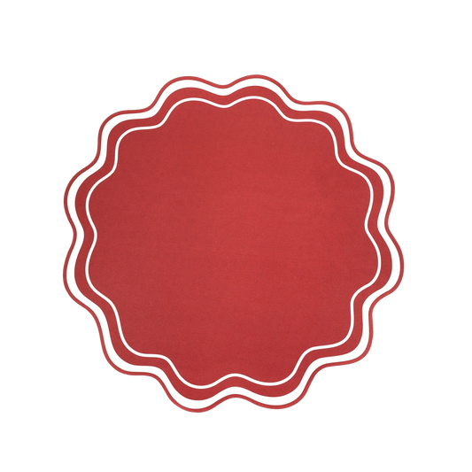 Wavy Scallop Paper Placemats