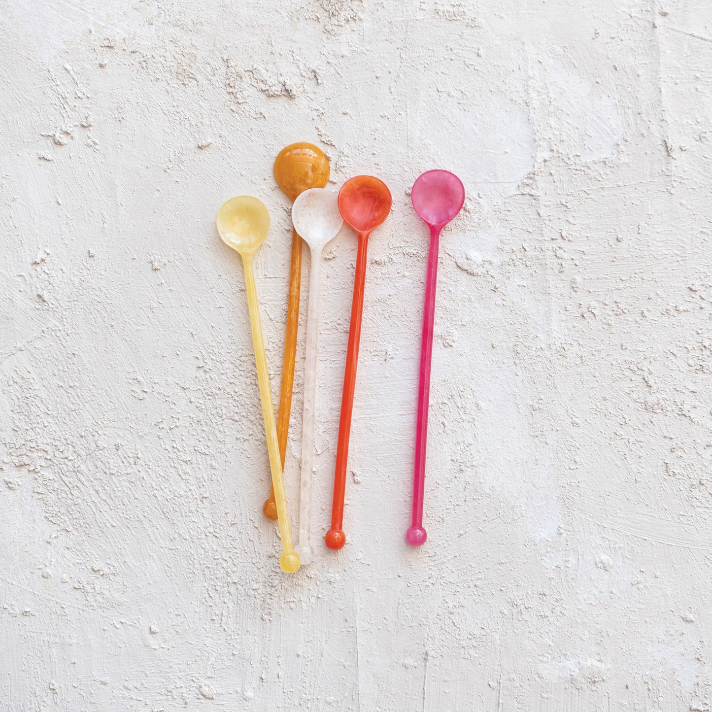 Marbled Resin Cocktail Spoon