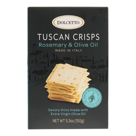 Dolcetto Rosemary & Olive Oil Tuscan Crisps
